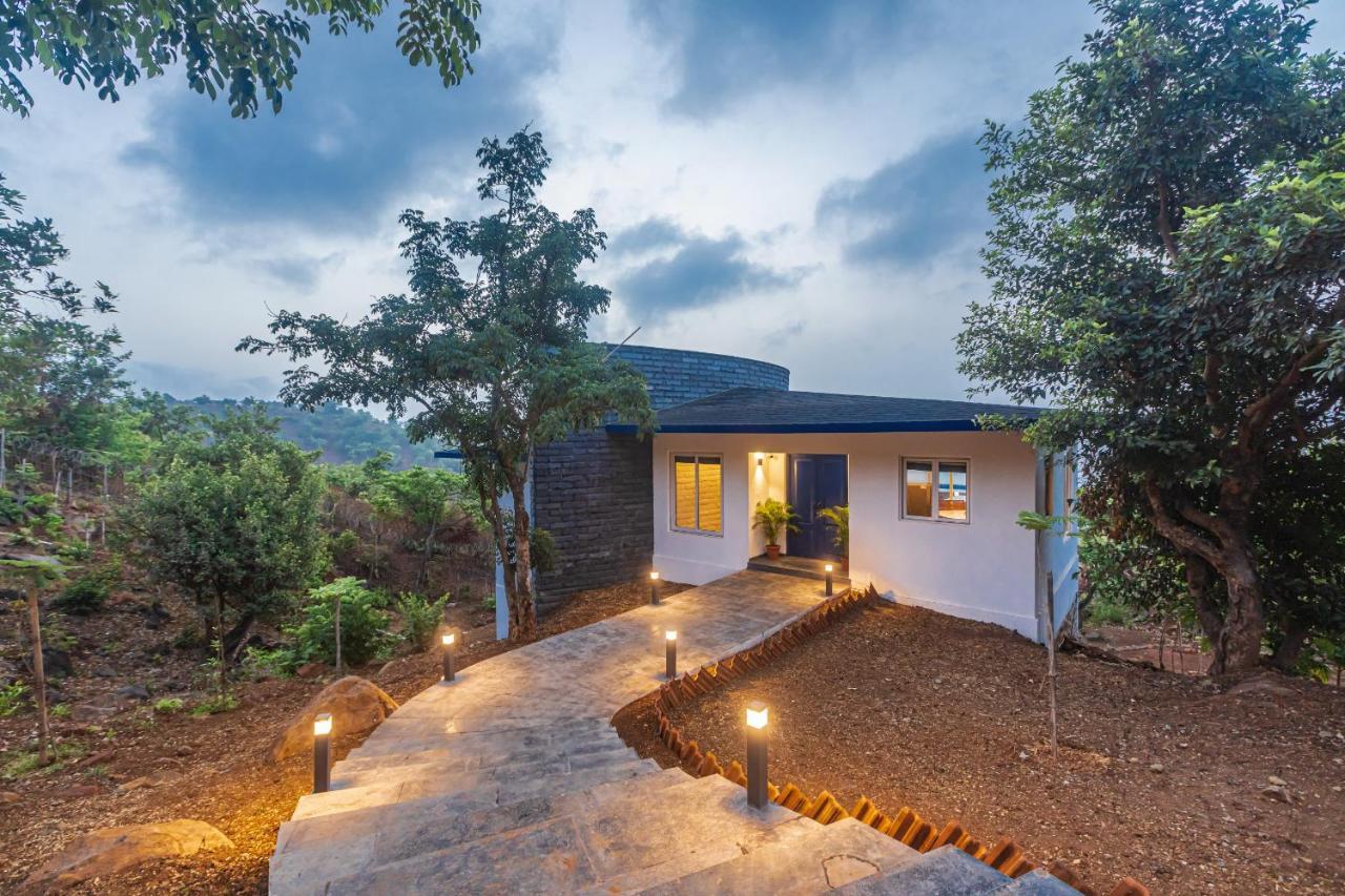 Saffronstays Kaia Waters By Kosha Villas, Pawna - Greek Style Villa With Panoramic View Of Pawna Lake Kolvan Ngoại thất bức ảnh
